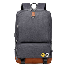 Printed Usb Youth School Bag Leisure Travel Backpack