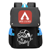 Apex Hero Print Usb Charging Head Youth School Bag Casual Backpack