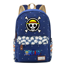 Anime Pirate Wang Lufei Printed Student School Bag Fragmented Flower Leisure Backpack
