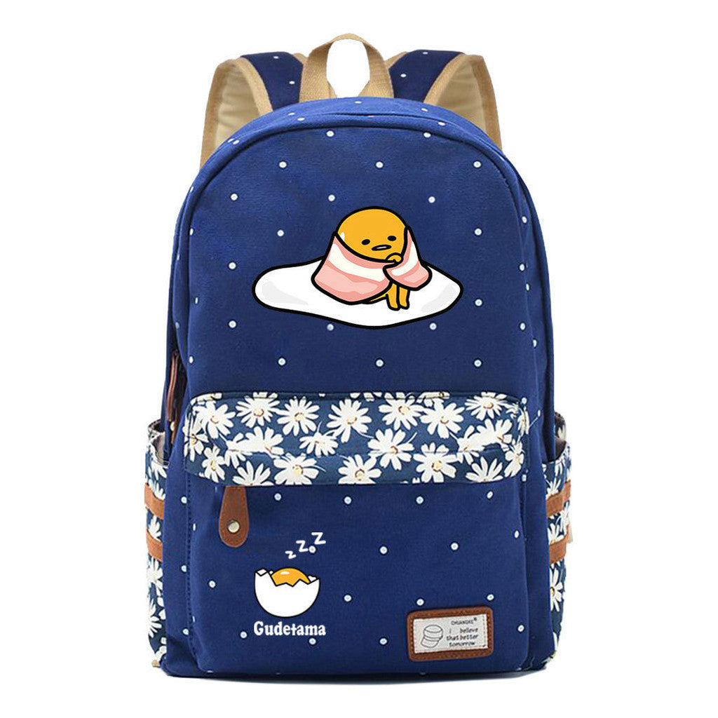 Riman Egg Yolk Student School Bag Leisure Backpack