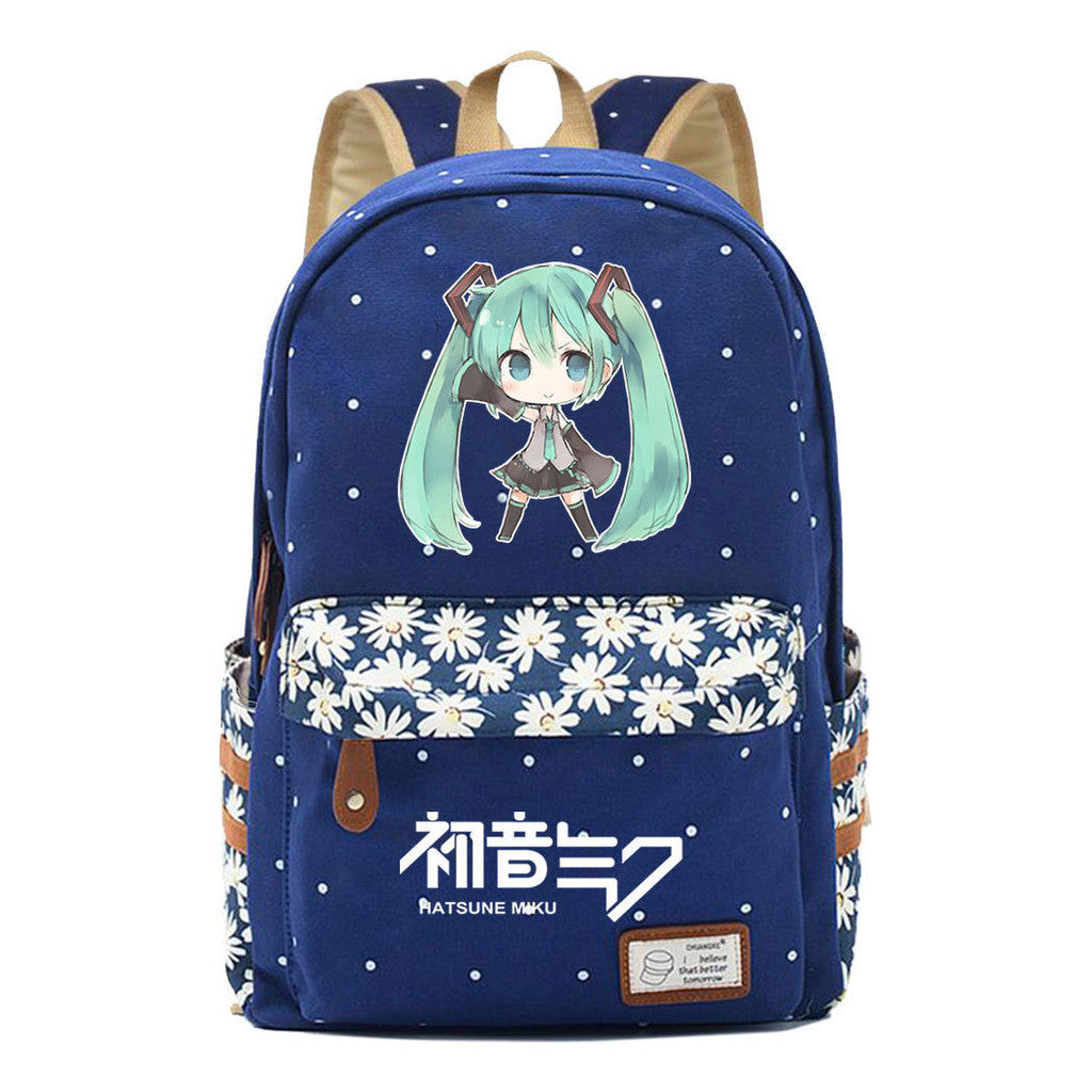 Virtual Music Printed Student Backpack Leisure Backpack