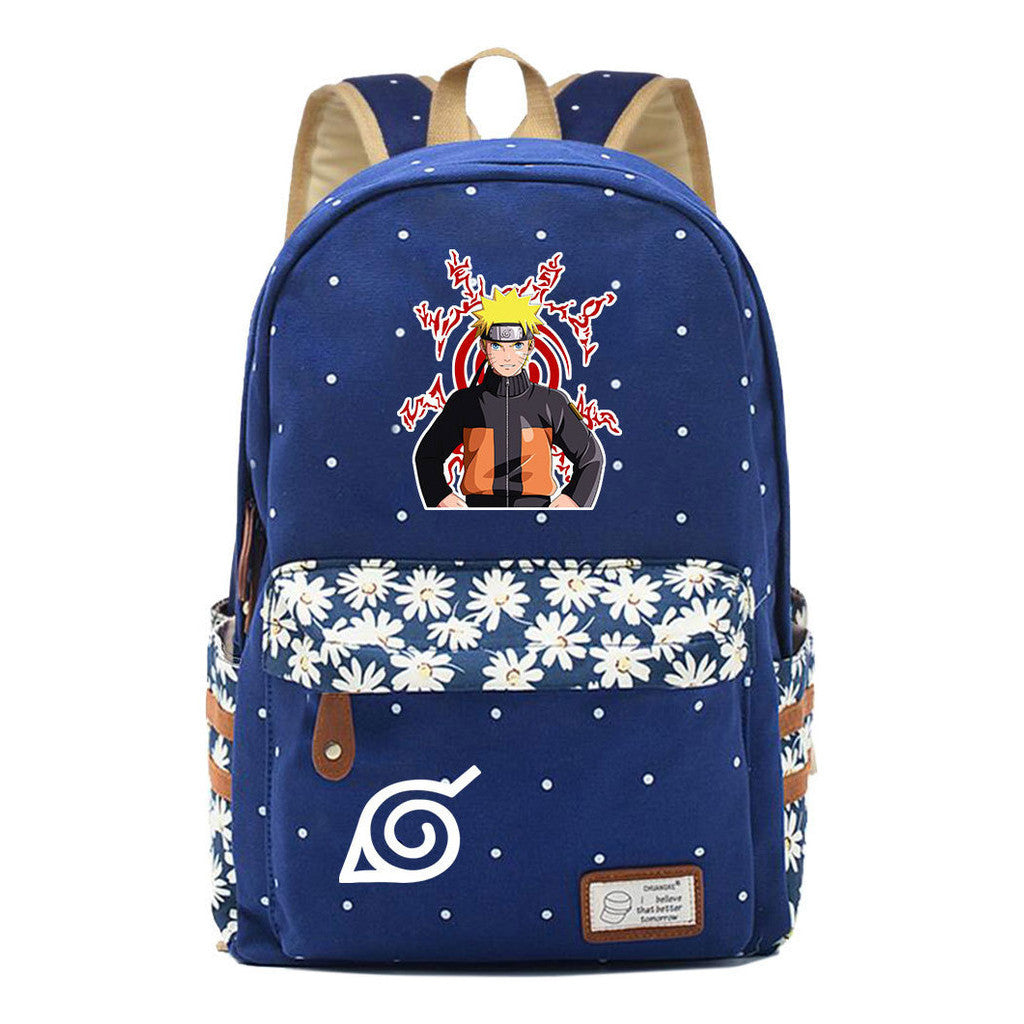 Naruto Youth Student School Bag Fashion Casual Backpack