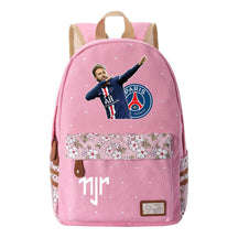 Football Star Neymar Printed Youth School Backpack For Primary And Secondary School Students, Fashionable And Casual Backpack