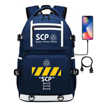 Printed Usb Youth School Bag Leisure Travel Backpack