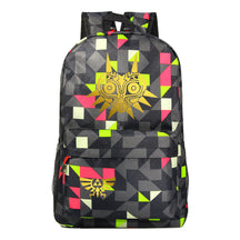 Golden Printed Student Backpack Casual Backpack