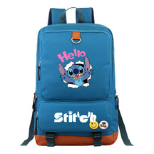 Anime Star Baby Stitch Printed Youth Student School Bag Travel Bag Backpack Travel Backpack