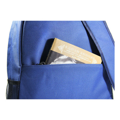 Golden Printed Youth Student Backpack Men And Women's Leisure Backpack
