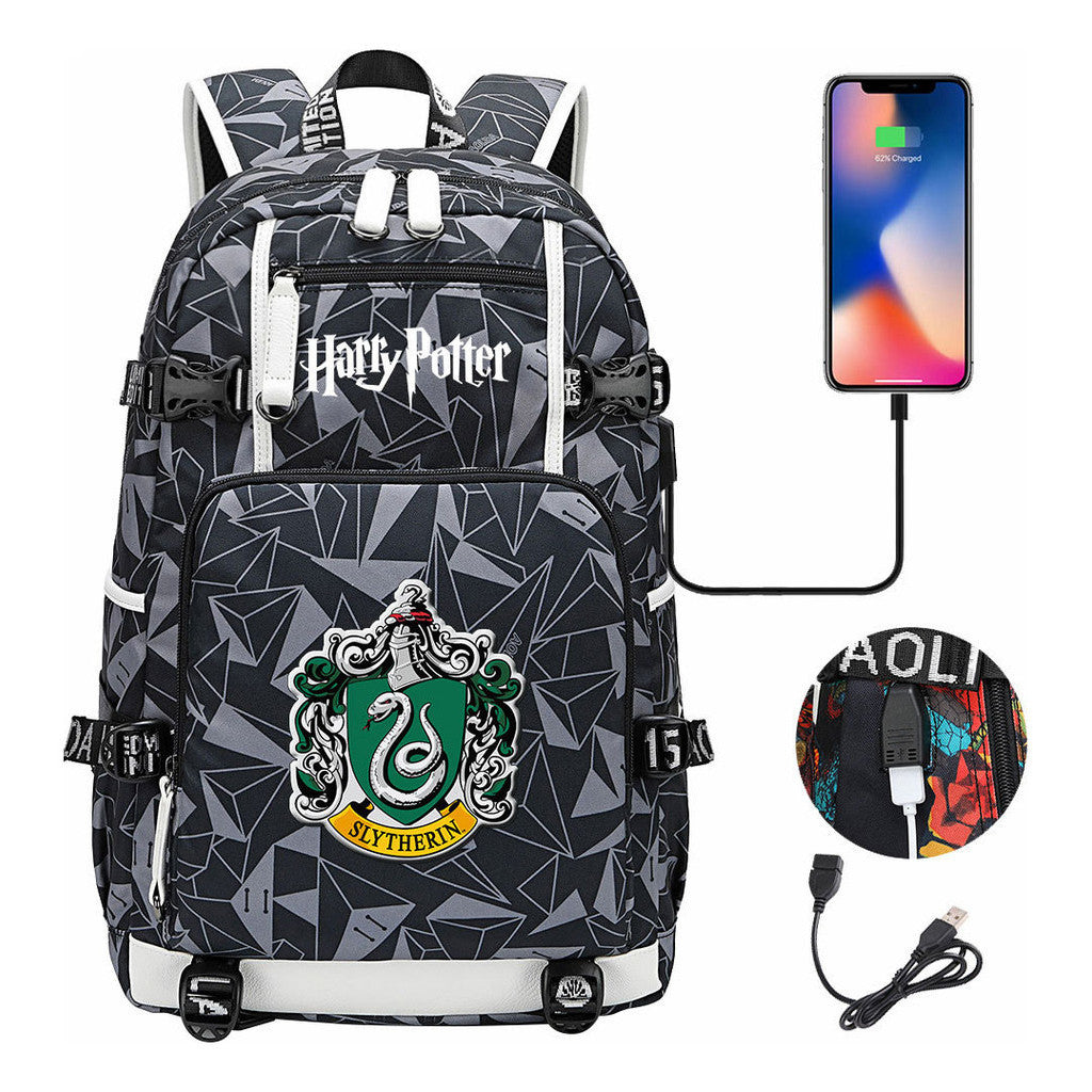 Magic School Usb Youth Student Backpack For Men And Women Leisure Travel Backpack