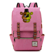 Toy Bear Game Printed Youth Student Backpack For Men And Women, Casual Belt Buckle, Classic Backpack