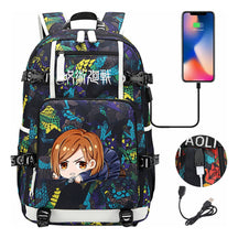 Printed Usb Youth Student Backpack For Men And Women's Leisure Large Capacity Travel Backpack