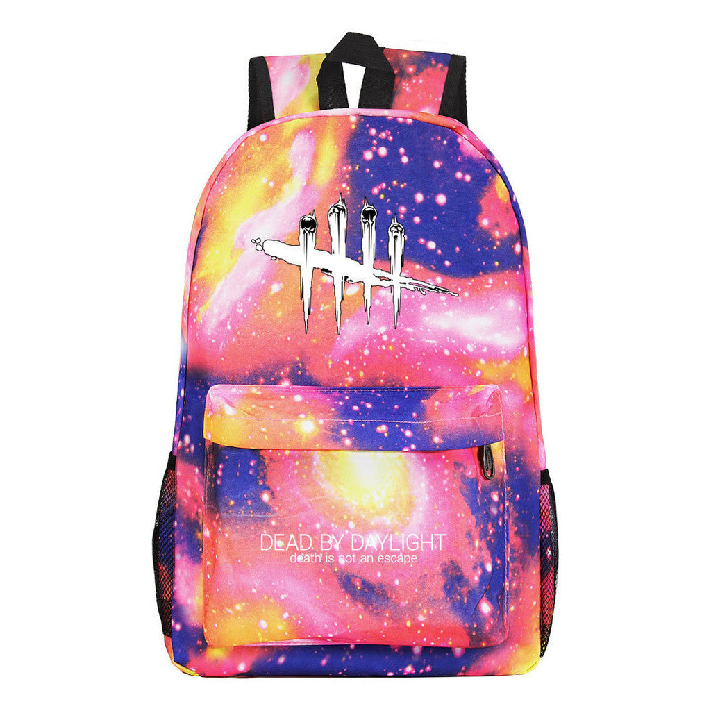 Game Dawn Print Youth Student School Bag Men's And Women's Leisure Travel Backpack