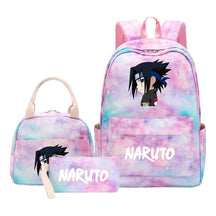 Naruto Student Girl Backpack Lunch Bag Three Piece Set Backpack Set