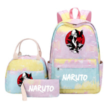 Naruto Student Girl Backpack Lunch Bag Three Piece Set Backpack Set