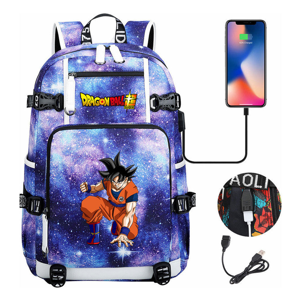 Sun Wukong Usb Large Capacity Youth Student Backpack For Leisure Travel Backpack