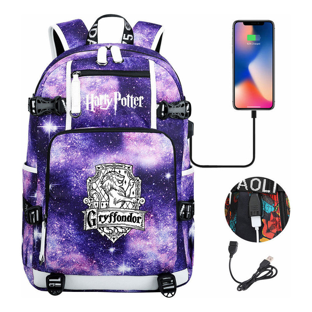 Magic School Usb Student Backpack For Leisure Travel Backpack