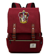 School Of Magic Schoolbag Usb Leisure Belt Buckle Backpack Men And Women