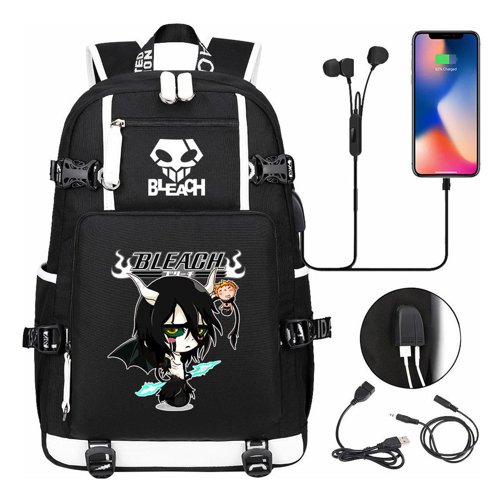 Printed Usb Youth Student Backpack For Men And Women's Leisure Travel Backpack