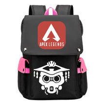 Apex Hero Print Usb Charging Head Youth School Bag Casual Backpack