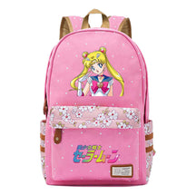 Beautiful Girl Warrior Student Backpack, Floral Casual Backpack