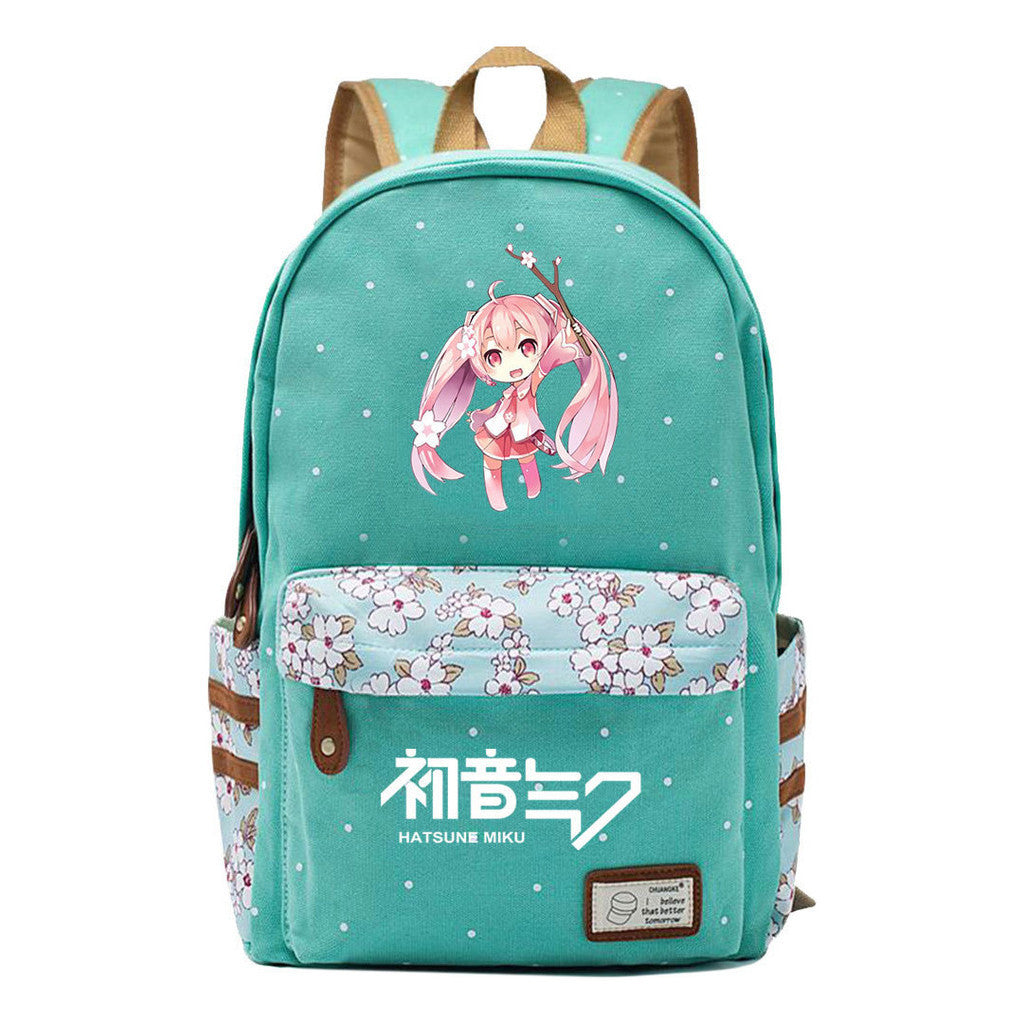 Virtual Music Printed Student Backpack Leisure Backpack