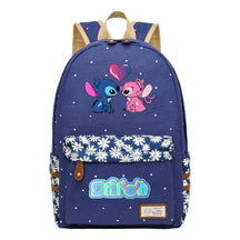 Interstellar Baby Stitch Printed Youth Student Backpack Casual Backpack