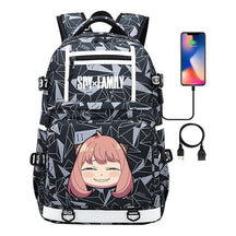 Printed Usb Youth Student Backpack Men's And Women's Backpack Leisure Travel Backpack