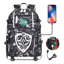 Printed Teenage Student Backpack For Men And Women's Leisure Travel Backpack