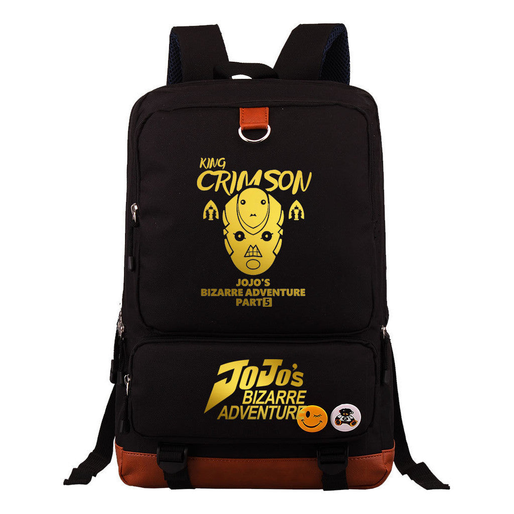Cartoon Comic Jojo's Wonderful Adventure Youth Student Backpack Backpack Travel Bag