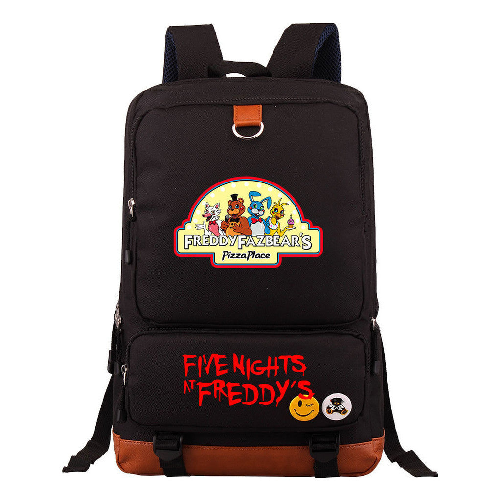 Toy Bear Game Printed Youth Student School Bag Large Capacity Travel Bag Men's And Women's Backpack