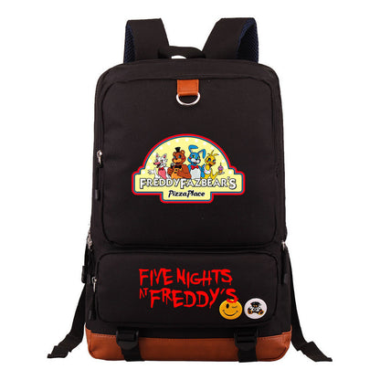 Toy Bear Game Printed Youth Student School Bag Large Capacity Travel Bag Men's And Women's Backpack