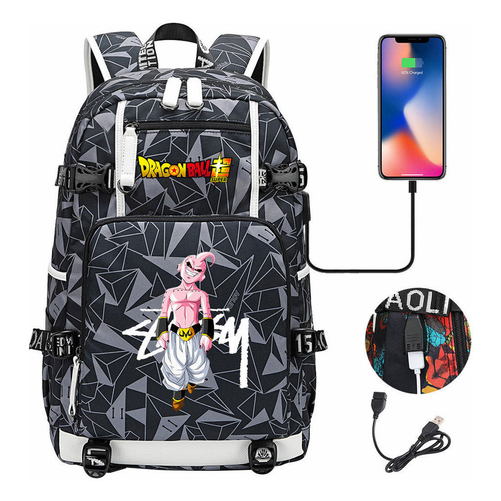 Fashionable Sun Wukong Usb Large Capacity Youth Student Backpack Leisure Travel Backpack