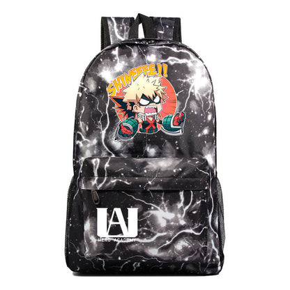 Cartoon Fashion Anime My Hero Academy Printed Youth Student Backpack Men's And Women's Leisure Backpack