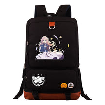 Violet Eternal Garden Printed Youth Student School Bag Large Capacity Travel Bag Men's And Women's Backpack