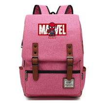Superhero Printed Youth Student Backpack For Men And Women's Casual Classic Backpack