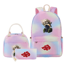 Naruto Girls School Bag Lunch Bag Three Piece Set Backpack Set
