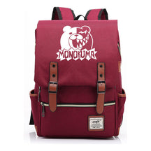 Printed Teenage Student Backpack For Men And Women With Casual Belt Buckle Classic Backpack