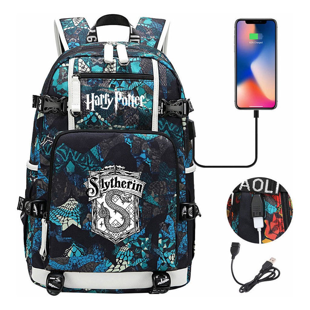 Magic School Usb Student Backpack For Leisure Travel Backpack