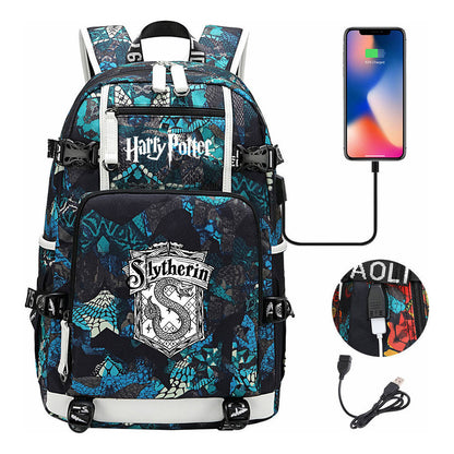 Magic School Usb Student Backpack For Leisure Travel Backpack