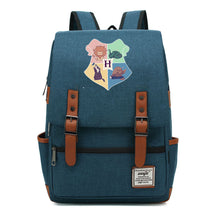School Of Magic Printed Schoolbags For Young Students, Casual Belt Buckles And Classic Backpacks