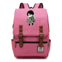 The Giant Of Manga Attack Printed Teenage Student Backpack For Men And Women With Casual Belt Buckle Classic Backpack 43*29*13.5cm