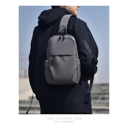 Men's Lightweight Shoulder Bag, Small Backpack, Casual Mobile Phone Bag, Multifunctional Diagonal Cross Bag, Shoulder Bag, Backpack