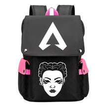 Apex Hero Print Usb Charging Cap Head Style Student School Bag Casual Backpack