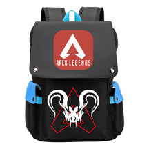 Apex Hero Print Usb Charging Cap Headpiece Student Backpack Leisure Backpack