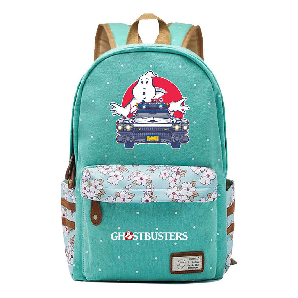 Devil Print Girl Backpack, Fashionable And Casual Backpack