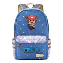 Anime Pirate King Lufei Printed Student School Bag Fragmented Flower Leisure Backpack