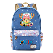 Anime Pirate King Lufei Printed Student School Bag Fragmented Flower Leisure Backpack