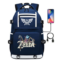 Legend Of Zelda Printed Usb Youth Student Backpack Men's And Women's Backpack Leisure Travel Bag