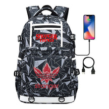 Printed Usb Youth Student Backpack For Men And Women's Leisure Travel Backpack