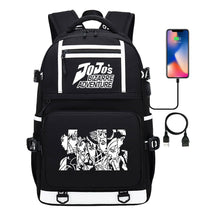 Comic Joe's Wonderful Adventure Print Usb Youth Student Backpack For Men And Women's Leisure Travel Backpack