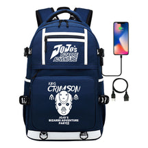 Comic Joe's Wonderful Adventure Print Usb Youth Student Backpack For Men And Women's Leisure Travel Backpack